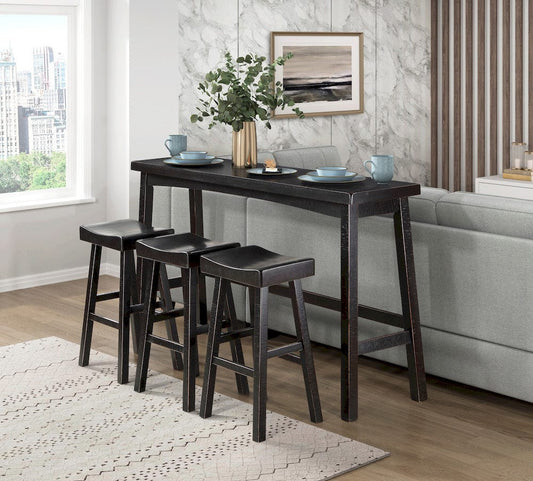 Homelegance  - Caspian Pub Height Stool - 5687BLK-29  view 2