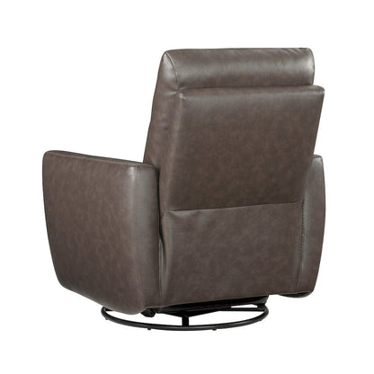 Homelegance  - Cassian Swivel Glider Reclining Chair in Dark brown - 8488DB-1  view 6
