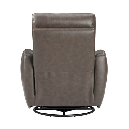 Homelegance  - Cassian Swivel Glider Reclining Chair in Dark brown - 8488DB-1  view 7