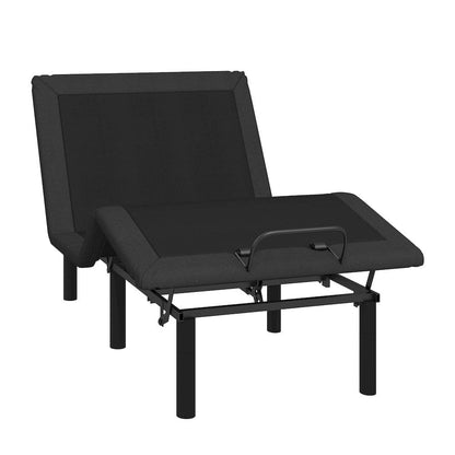 Homelegance  - Catalvst California King Twin Wireless Upholstered Adjustable Bed Base in Dark gray and black - BF-1UP-CT  view 3