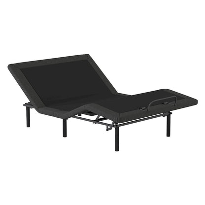 Homelegance  - Catalvst Split California King Wireless Upholstered Adjustable Bed Base (2-Piece) in Dark gray and black - BF-1UP-CTx2  view 5