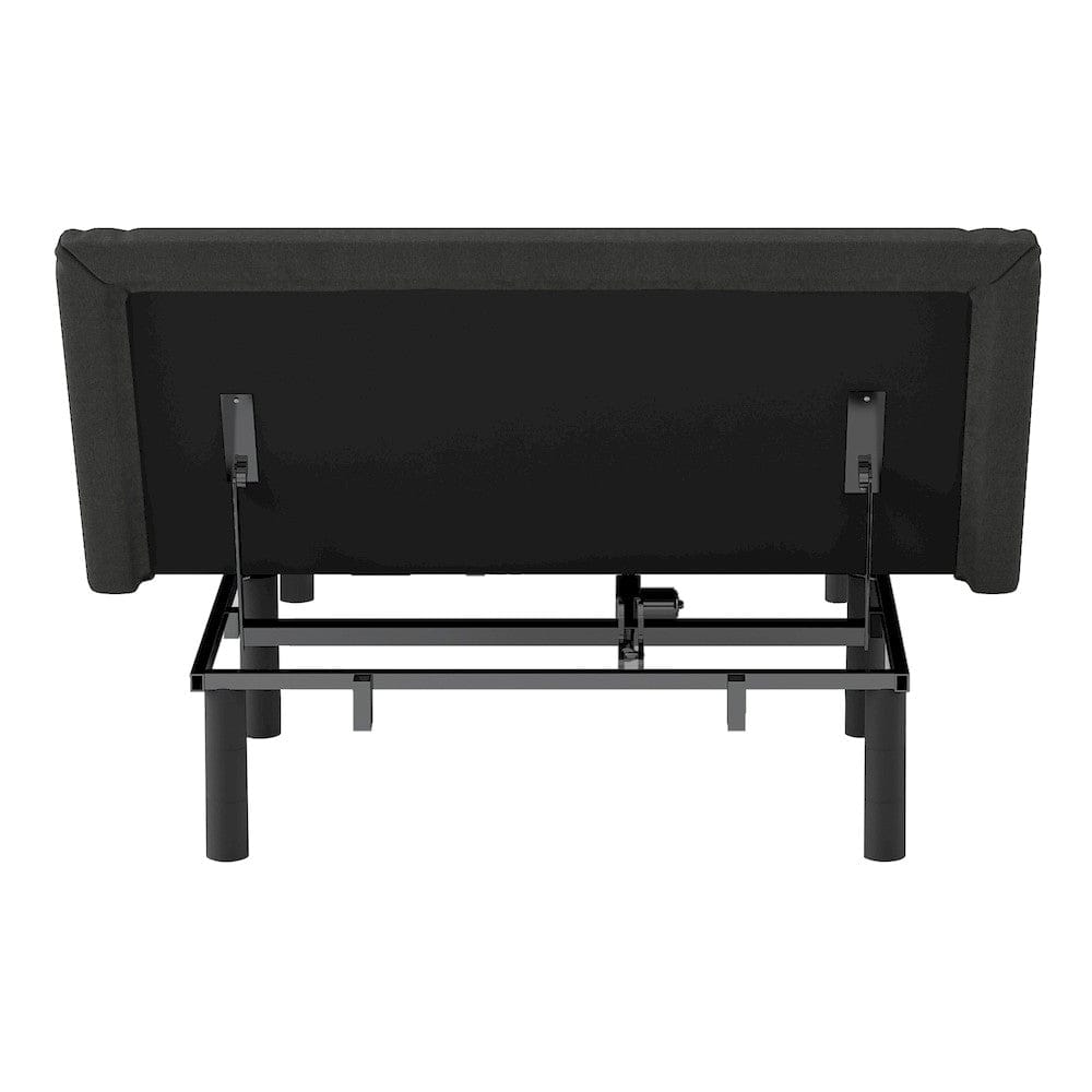 Homelegance  - Catalvst Split California King Wireless Upholstered Adjustable Bed Base (2-Piece) in Dark gray and black - BF-1UP-CTx2  view 8