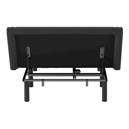 Homelegance  - Catalvst Split California King Wireless Upholstered Adjustable Bed Base (2-Piece) in Dark gray and black - BF-1UP-CTx2  view 8