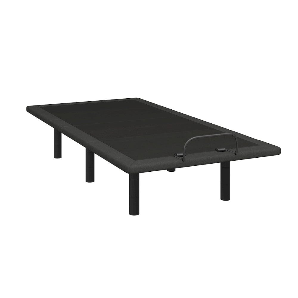 Homelegance  - Catalvst Split Eastern King Wireless Upholstered Adjustable Bed Base (2-Piece) in Dark gray and black - BF-1UP-ETx2  view 3