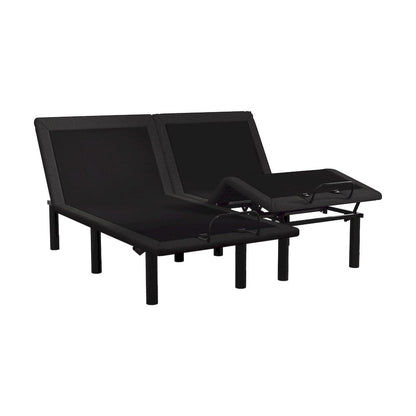 Homelegance  - Catalvst Split Eastern King Wireless Upholstered Adjustable Bed Base (2-Piece) in Dark gray and black - BF-1UP-ETx2  view 5