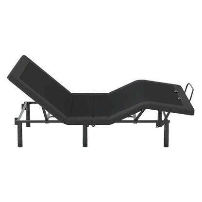 Homelegance  - Catalvst Split Eastern King Wireless Upholstered Adjustable Bed Base (2-Piece) in Dark gray and black - BF-1UP-ETx2  view 8