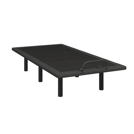 Homelegance  - Catalvst Twin XL Wireless Upholstered Adjustable Bed Base in Dark gray and black - BF-1UP-ET  view 1