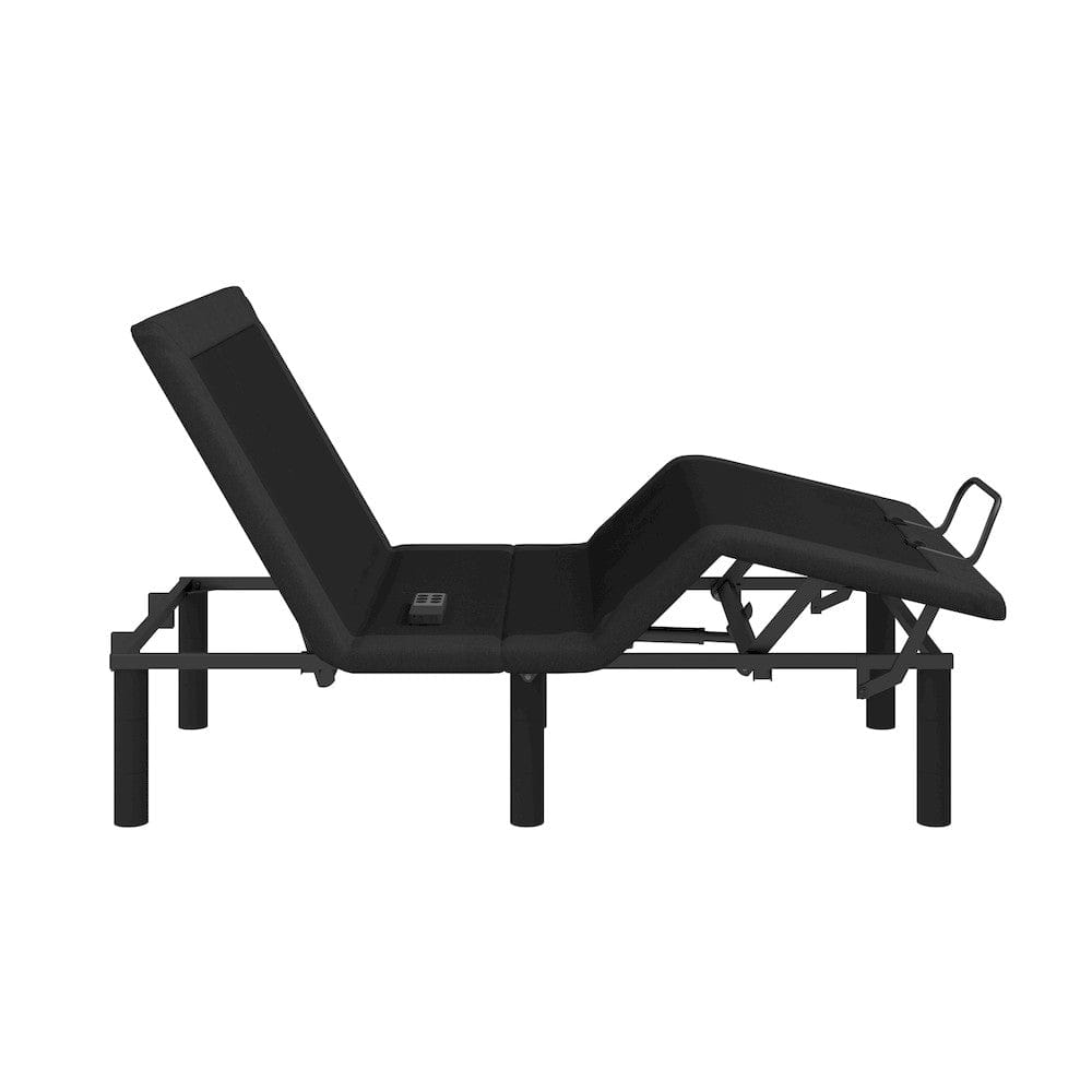 Homelegance  - Catalvst Twin XL Wireless Upholstered Adjustable Bed Base in Dark gray and black - BF-1UP-ET  view 8