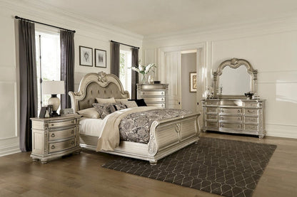 Homelegance  - Cavalier California King Bed in Silver - 1757SVK-1CKx  view 5