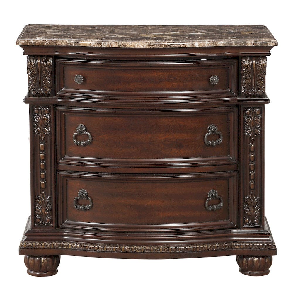 Homelegance  - Cavalier Night Stand, Marble Top - 1757-4  view 1