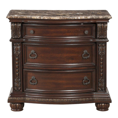 Homelegance  - Cavalier Night Stand, Marble Top - 1757-4  view 1