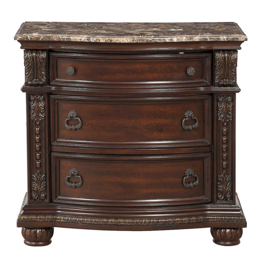 Homelegance  - Cavalier Night Stand, Marble Top - 1757-4  view 1