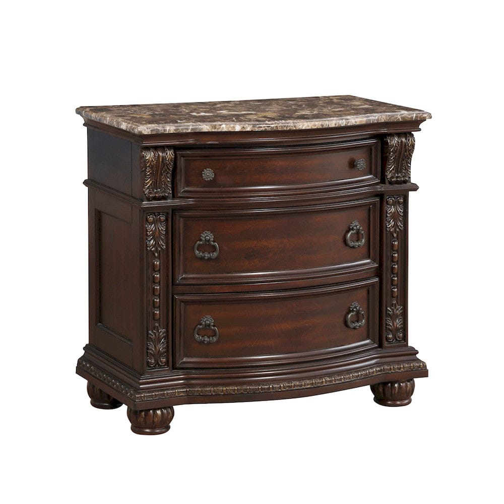 Homelegance  - Cavalier Night Stand, Marble Top - 1757-4  view 2