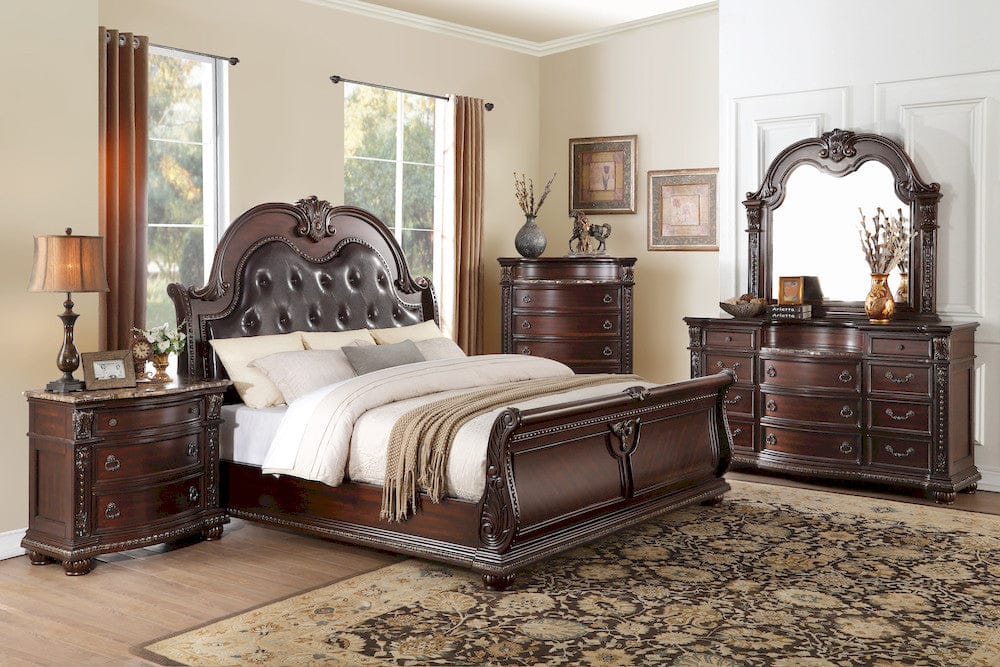Homelegance  - Cavalier Night Stand, Marble Top - 1757-4  view 3
