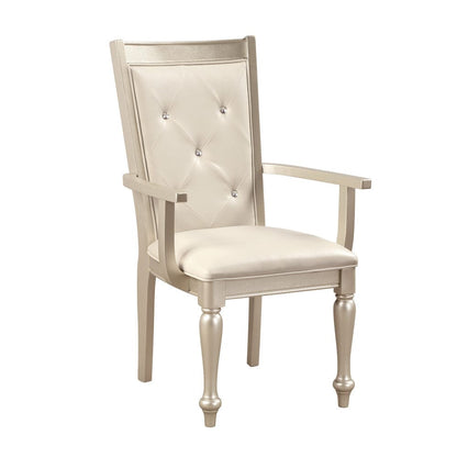 Homelegance  - Celandine Arm Chair in Silver - 1928A  view 1