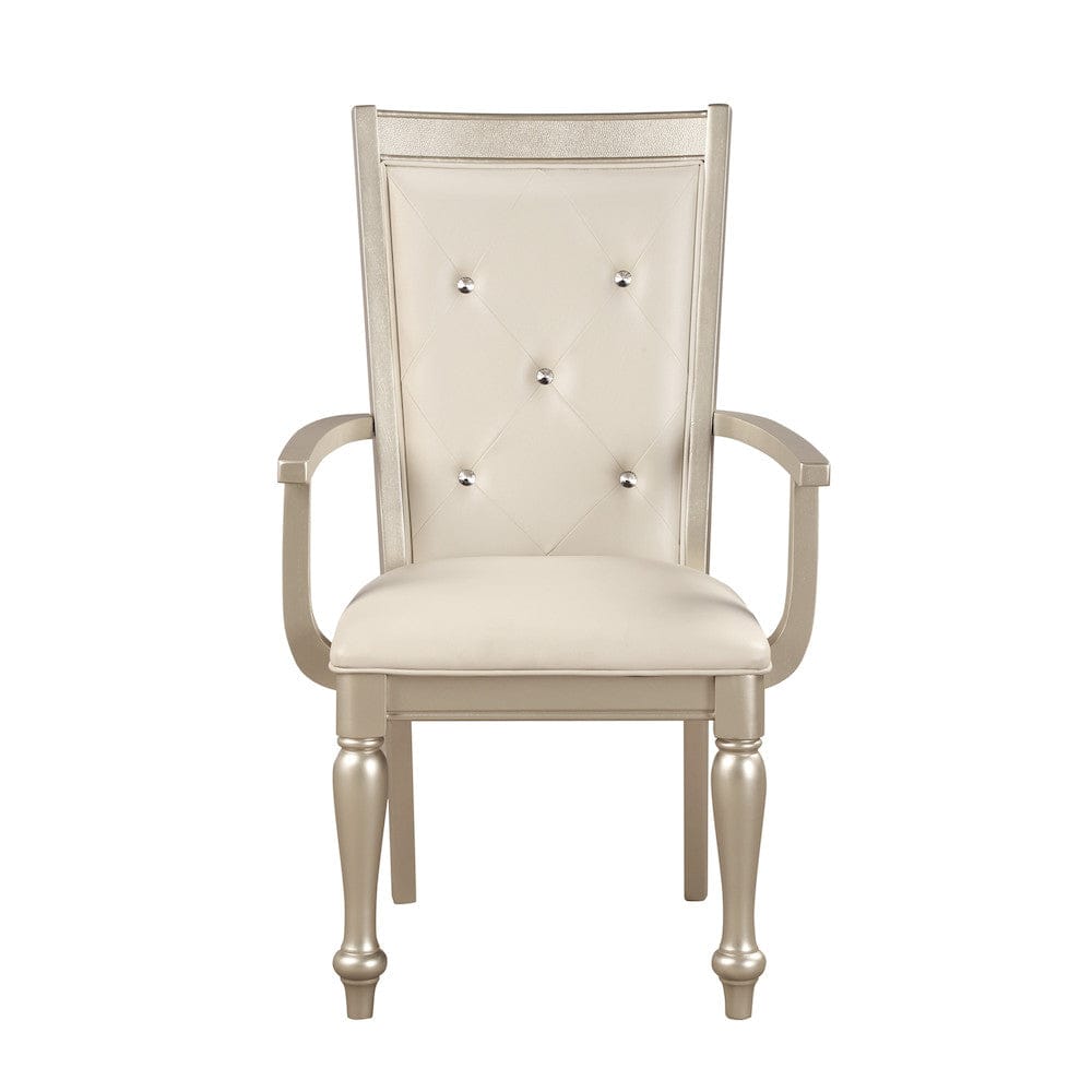 Homelegance  - Celandine Arm Chair in Silver - 1928A  view 3