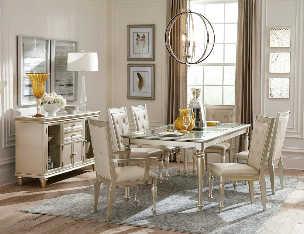 Homelegance  - Celandine Dining Table, Glass Insert - 1928-78NG  view 3