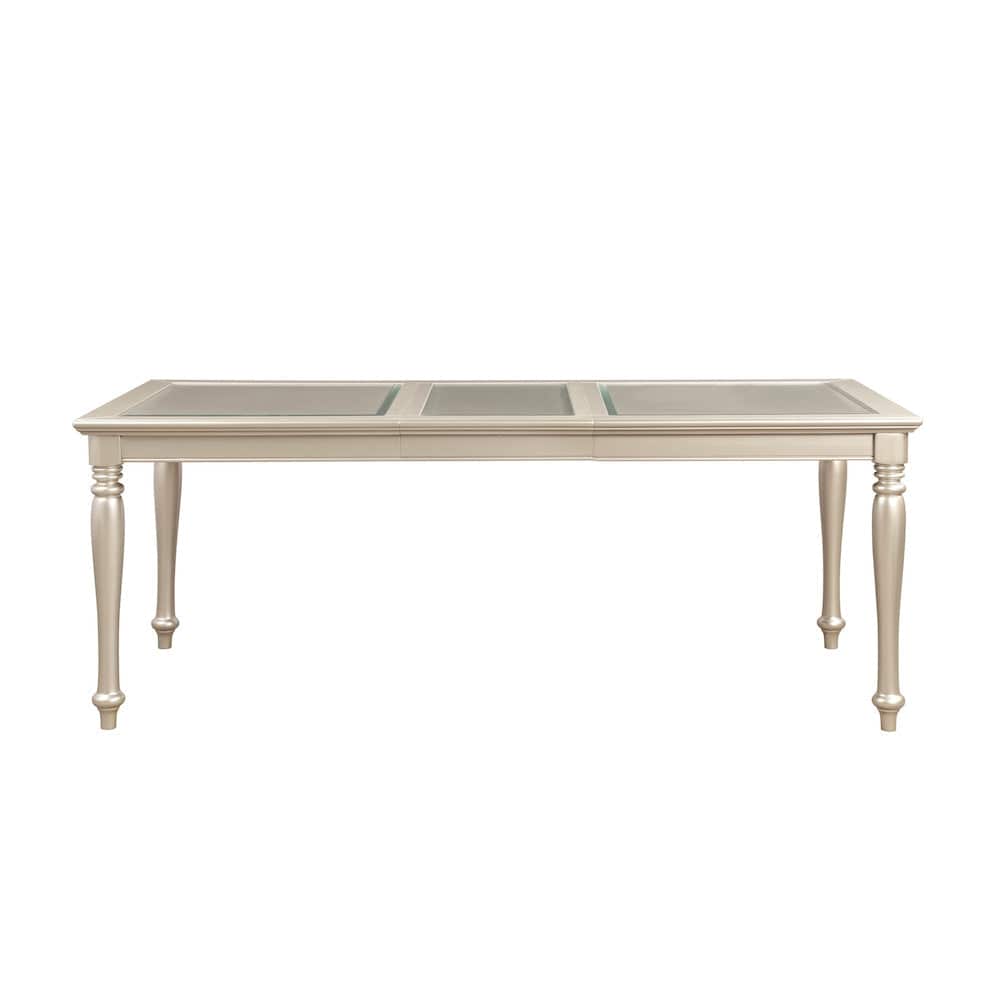 Homelegance  - Celandine Dining Table, Glass Insert - 1928-78NG  view 4