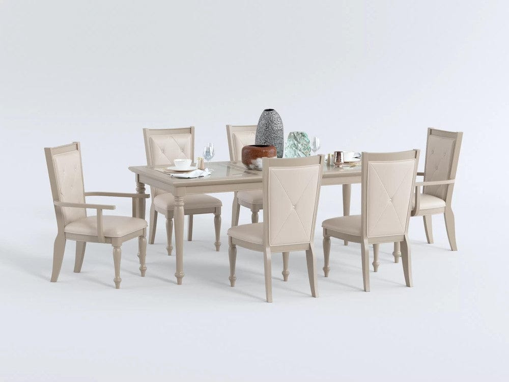Homelegance  - Celandine Dining Table, Glass Insert - 1928-78NG  view 6