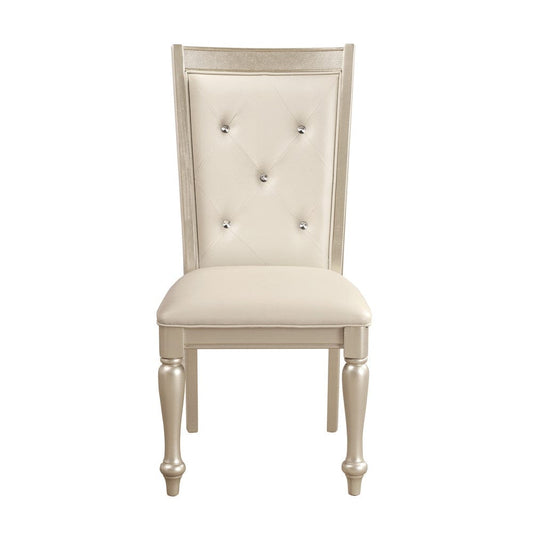 Homelegance  - Celandine Side Chair in Silver - 1928S  view 1