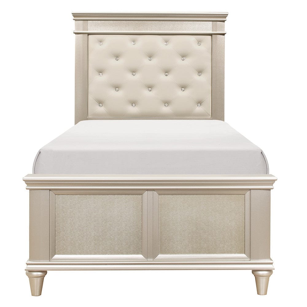 Homelegance  - Celandine Twin Bed in Off-White - 1928T-1x  view 1