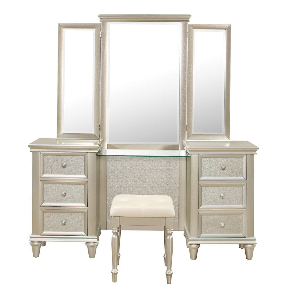 Homelegance  - Celandine Vanity Dresser W/ Mirror - 1928-15x  view 1