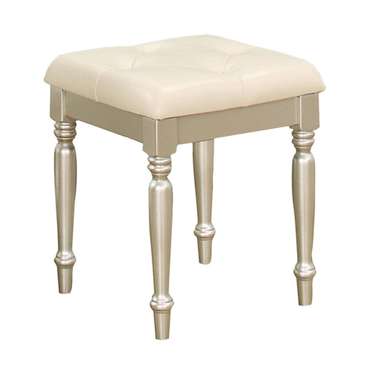 Homelegance  - Celandine Vanity Stool in Off-White - 1928-14  view 1