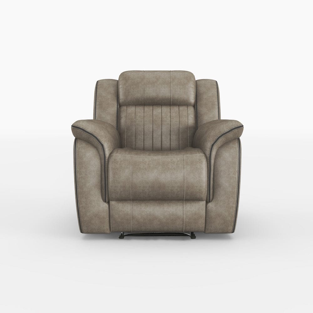 Homelegance  - Centeroak Reclining Chair in Brownish gray - 9479BRG-1  view 1