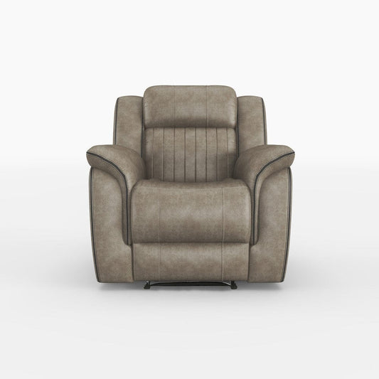 Homelegance  - Centeroak Reclining Chair in Brownish gray - 9479BRG-1  view 1