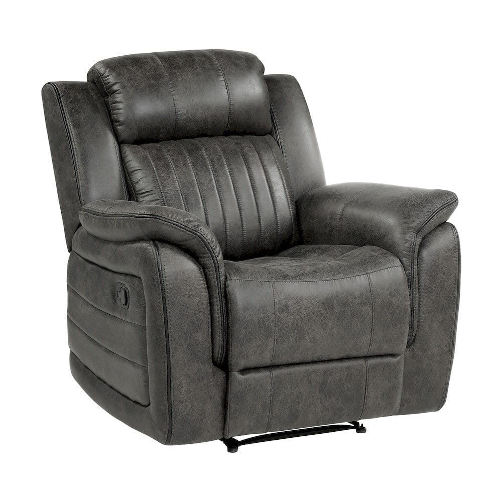 Homelegance  - Centeroak Reclining Chair in Brownish gray - 9479BRG-1  view 4