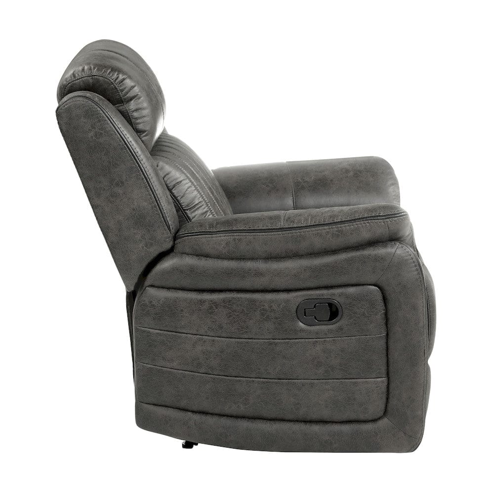Homelegance  - Centeroak Reclining Chair in Brownish gray - 9479BRG-1  view 5