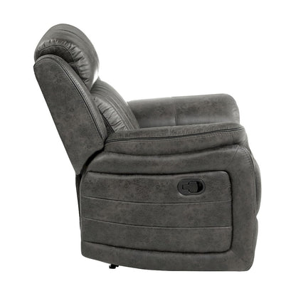 Homelegance  - Centeroak Reclining Chair in Brownish gray - 9479BRG-1  view 5