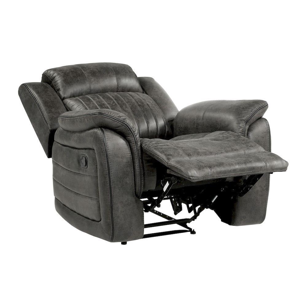 Homelegance  - Centeroak Reclining Chair in Brownish gray - 9479BRG-1  view 6