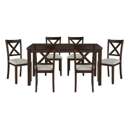 Homelegance  - Challis 7-Piece Pack Dinette Set in Textured - 5905  view 1