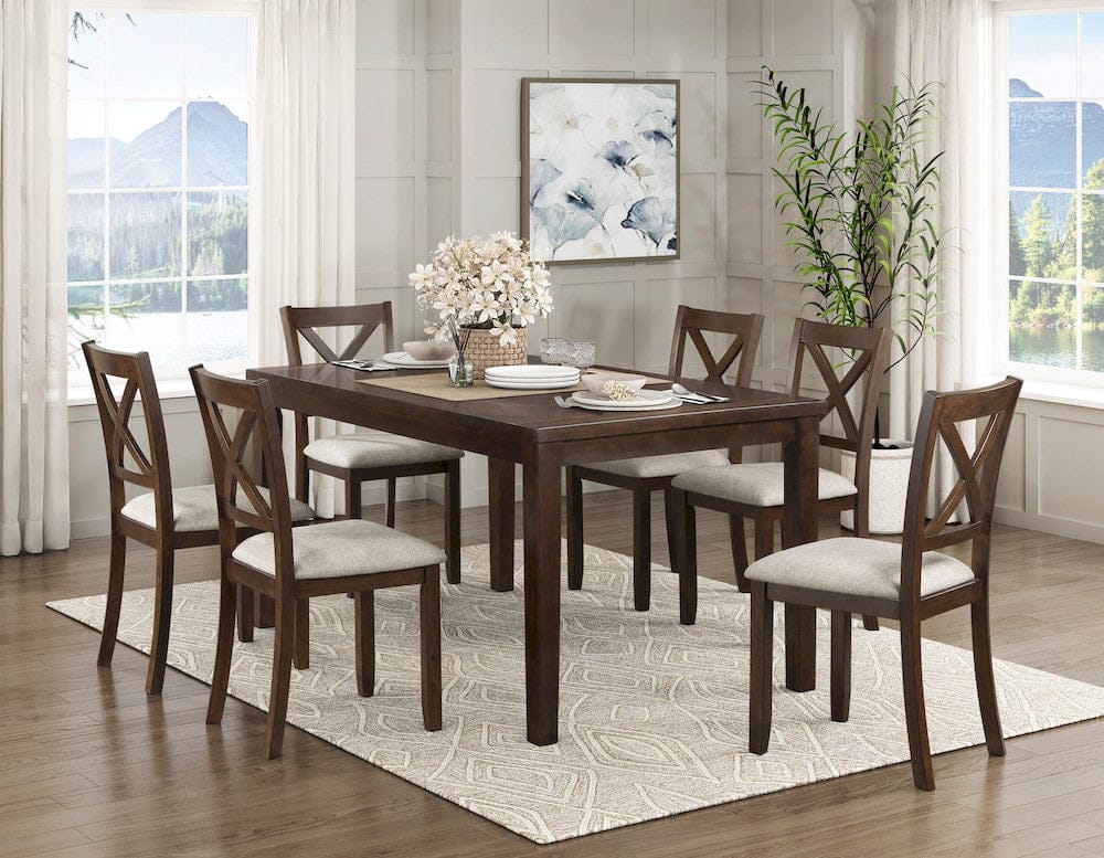 Homelegance  - Challis 7-Piece Pack Dinette Set in Textured - 5905  view 9