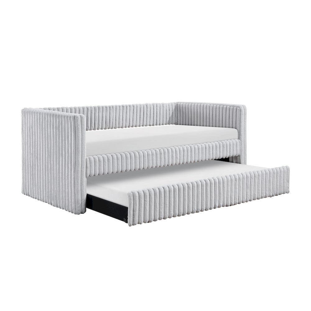Homelegance  - Chapman Daybed W/ Trundle in Gray - 4655LGYx  view 1