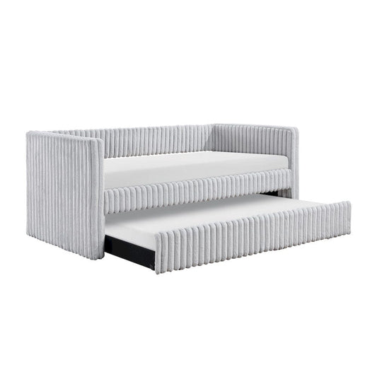 Homelegance  - Chapman Daybed W/ Trundle in Gray - 4655LGYx  view 1