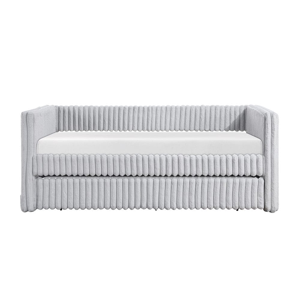 Homelegance  - Chapman Daybed W/ Trundle in Gray - 4655LGYx  view 3