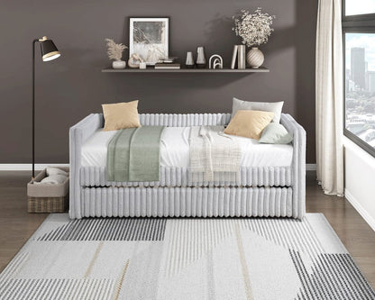 Homelegance  - Chapman Daybed W/ Trundle in Gray - 4655LGYx  view 4