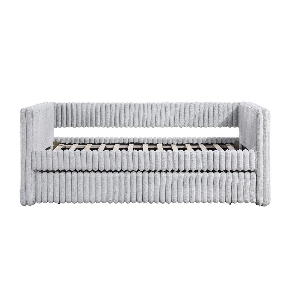 Homelegance  - Chapman Daybed W/ Trundle in Gray - 4655LGYx  view 6