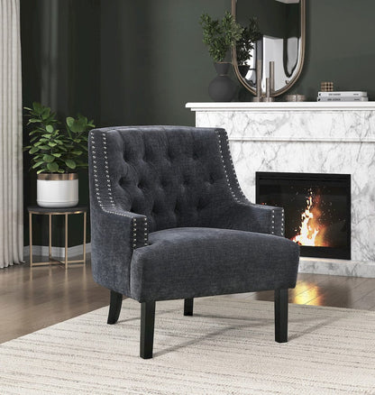 Homelegance  - Charisma Accent Chair in Black - 1194NBK-1  view 3