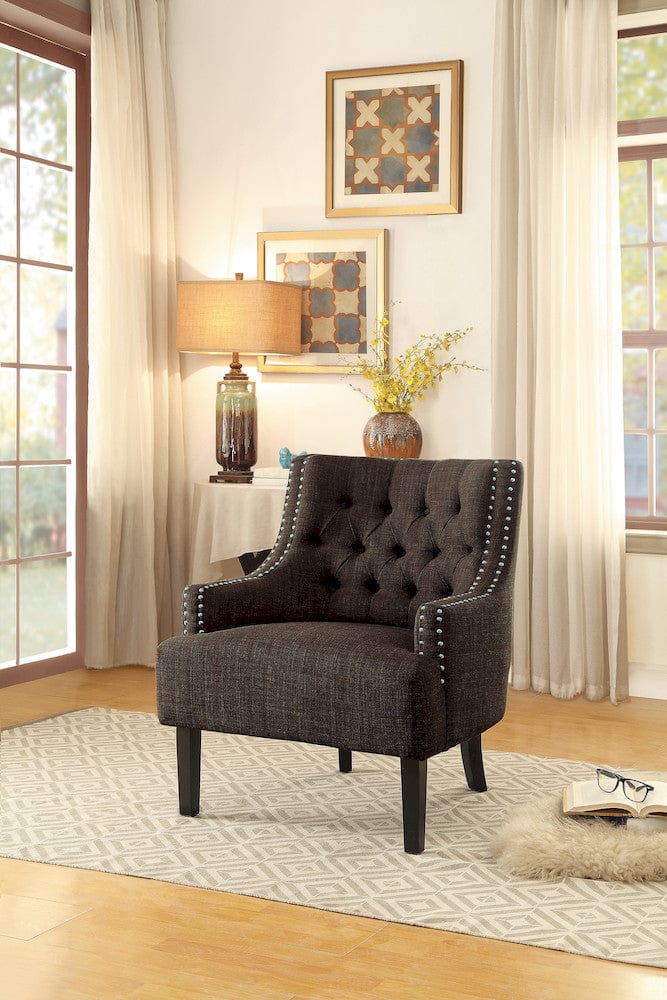 Homelegance  - Charisma Accent Chair in Chocolate - 1194CH  view 7