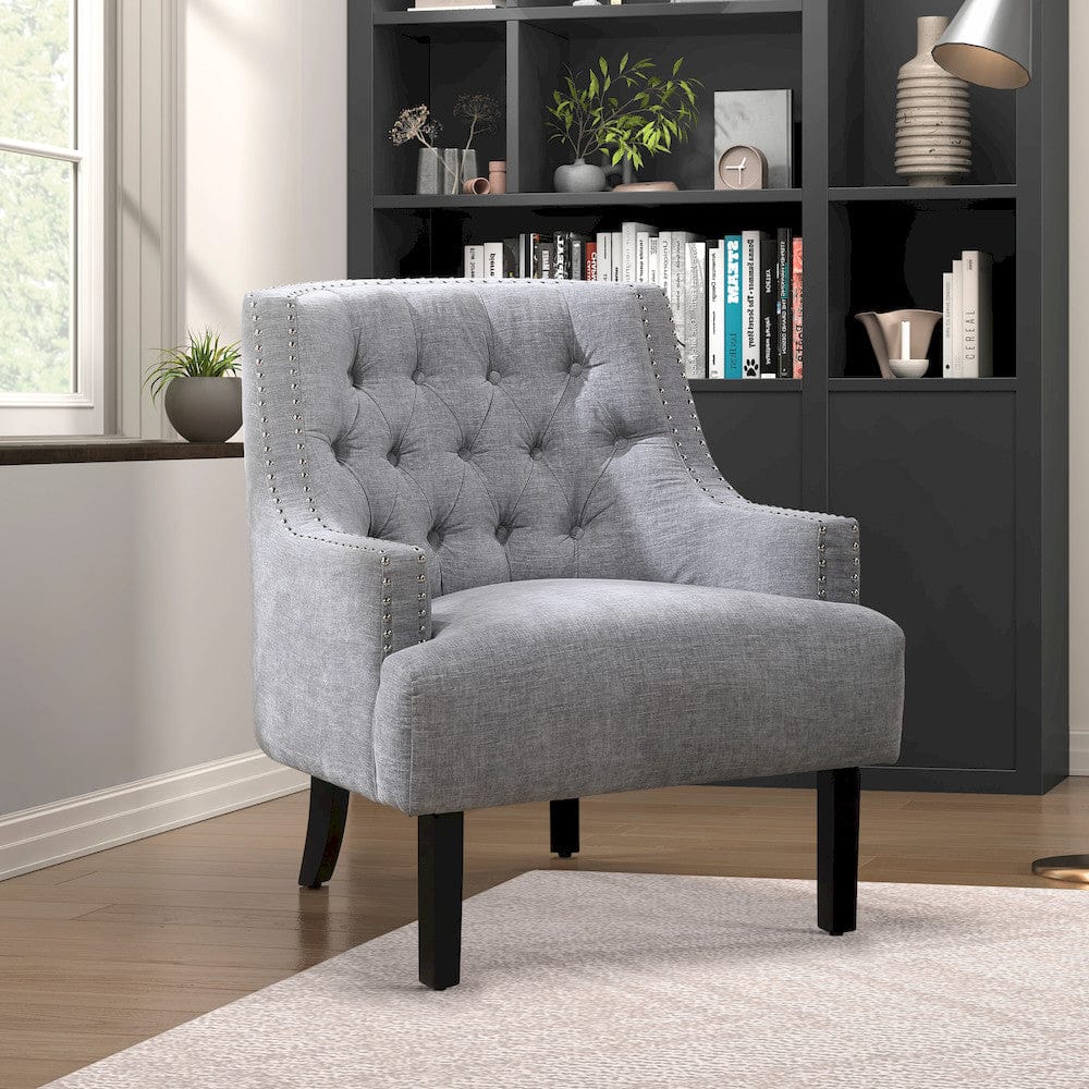 Homelegance  - Charisma Accent Chair in Gray - 1194NGY-1  view 5