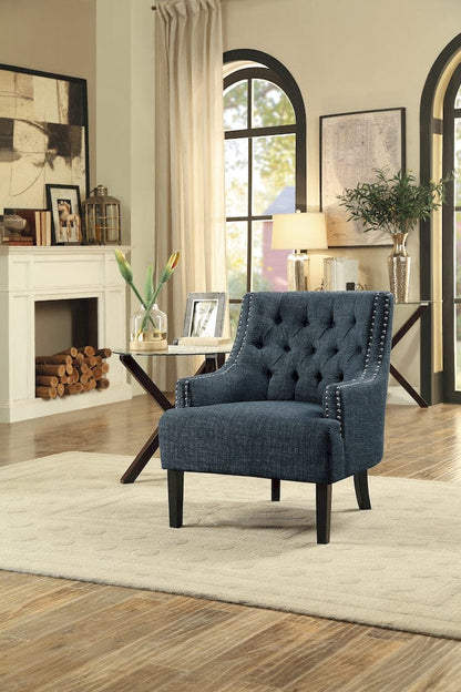 Homelegance  - Charisma Accent Chair in Indigo - 1194IN  view 7