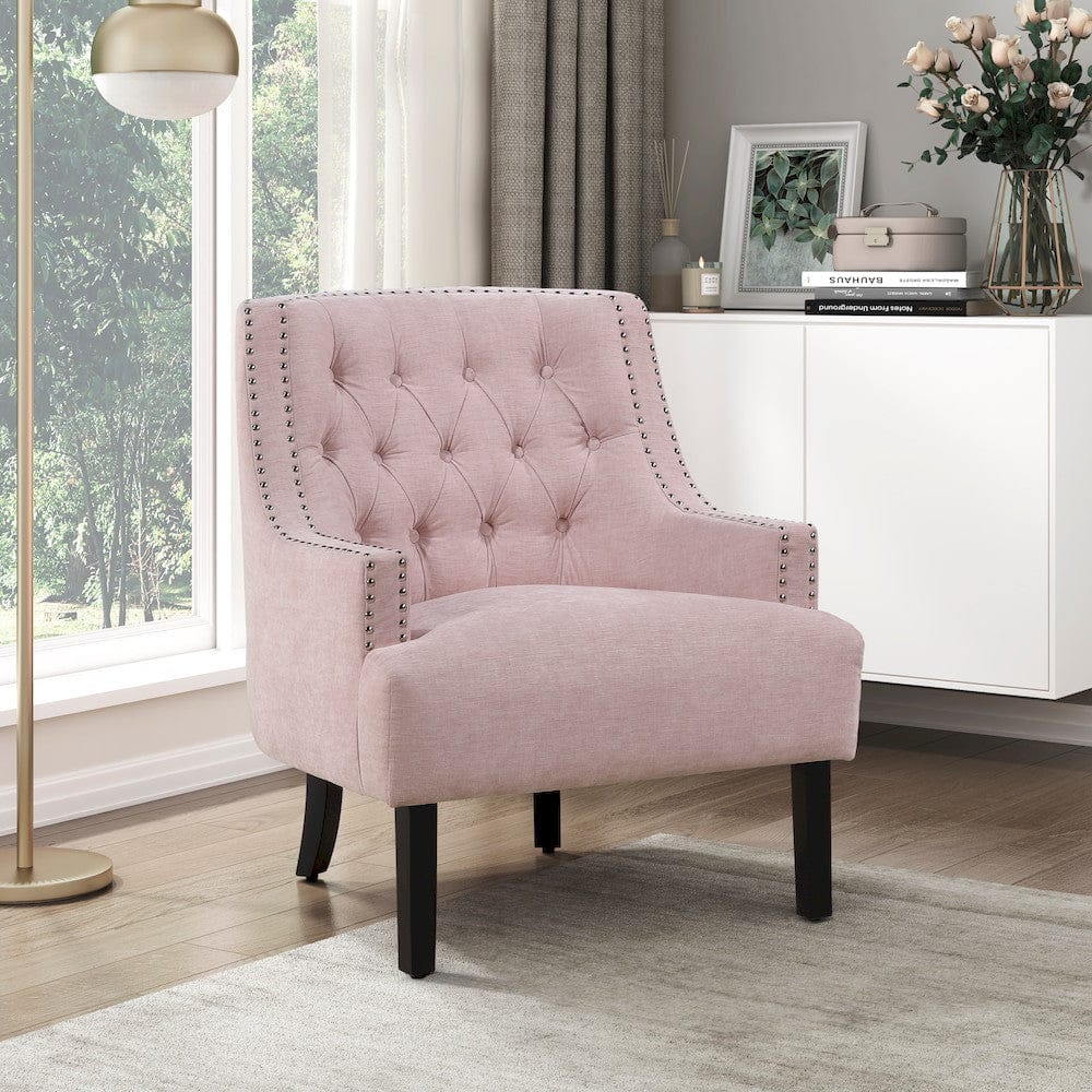 Homelegance  - Charisma Accent Chair in Pink - 1194NPK-1  view 2
