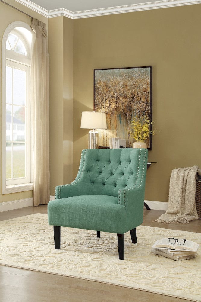 Homelegance  - Charisma Accent Chair in Teal - 1194TL  view 7