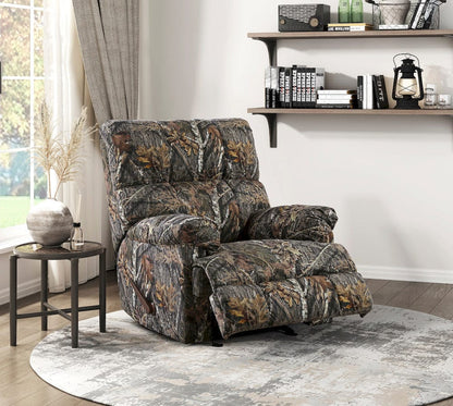 Homelegance  - Charleston Glider Reclining Chair in Camoflage - 9655-1GD  view 11
