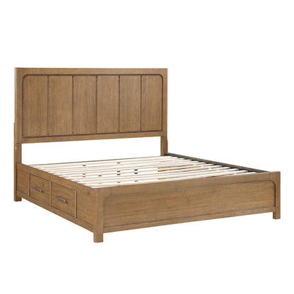 Homelegance  - Charlotte Eastern King Platform Bed W/ Storage Side Rails - 2336K-1EKx  view 4