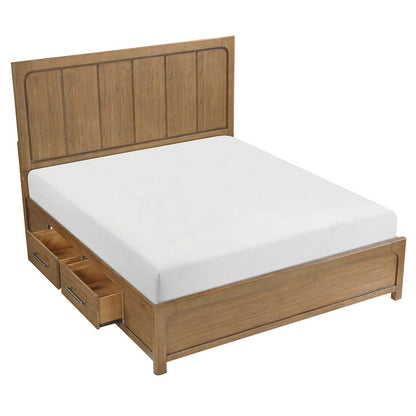 Homelegance  - Charlotte Eastern King Platform Bed W/ Storage Side Rails - 2336K-1EKx  view 7