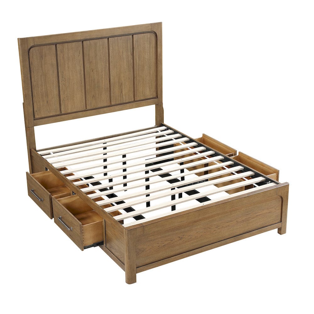 Homelegance  - Charlotte Queen Platform Bed W/ Storage Side Rails - 2336-1x  view 9